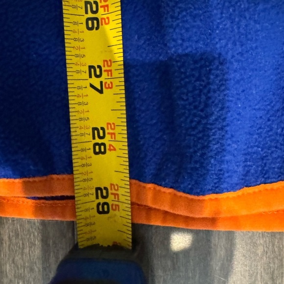 ANTIGUA 1/4 Zip Fleece Size XL Royal Blue & Orange Golf Pullover Pocke… - Picture 17 of 17